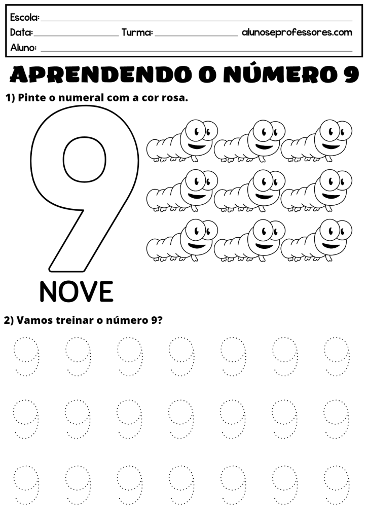 Atividades Com O N Mero Para Imprimir Alunos E Professores